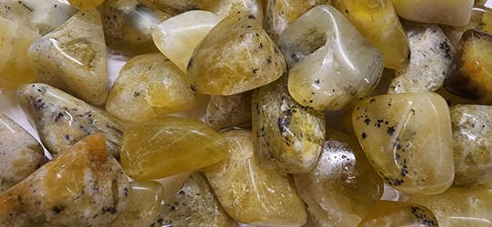 Yellow Opal, Tumbled and Polished  1-1.5"  Yellow Opal, Tumbled and Polished  1-1.5" 