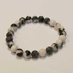 Zebra Jasper 8mm Beaded Crystal Stone Bracelet Gemstone Healing   8mm Wonderful Beaded Crystal Stone Bracelet, 8MM Bracelet , protection bracelet,moonstone bracelet, healing bracelet