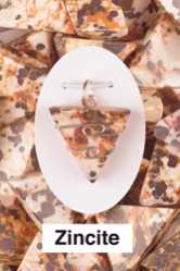 Zincite Pendant  Activation of lower three chakras   