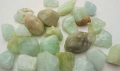 Aquamarine, Tumbled and Polished, very small1/4" 