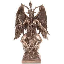 Large Bronze Baphomet Statue by Maxine Miller 