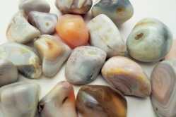 Agate, botswana, Tumbled and Polished 