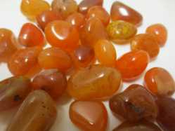 Carnelian, Tumbled and Polished, 1" piece 
