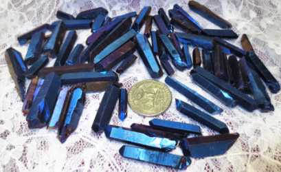 Quartz, Cobalt Covered, Rough 