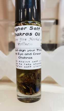 Crystal Gems Higher Self Chakras Oil 