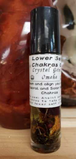 Crystal Gems Lower Self Chakra Oil 