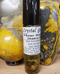 Crystal Gems Solar Plexus Chakra Oil 