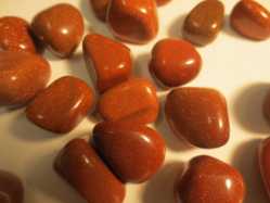 Goldstone, Tumbled and Polished 