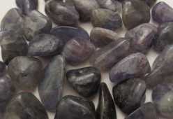 Iolite, Tumbled and polished  
