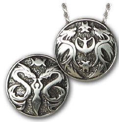 Dragon and Goddess Locket by Deva Designs 