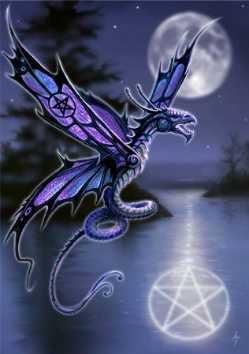 Anne Stokes Dragon Sketch Card   