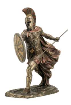 Achilles With Spear & Shield Statue WU76231A4 