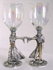 Arthur & Guinevere Toasting Glasses Arthur & Guinevere Toasting Glasses, Wedding Glasses, Handfasting Glasses, Celtic Wedding Glass