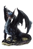 Black Dragon Sitting Up Statue  
