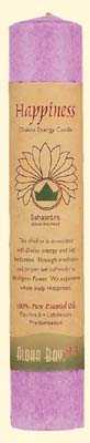Aromatherapy Crown Chakra Pillar Happiness Palm Wax 