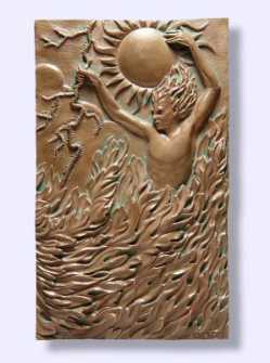 Ann Zeleny Elemental Plaque Fire 