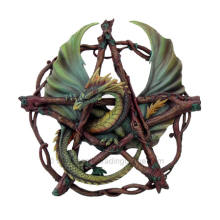 8084 Forest Pentagram Dragon by Anne Stokes  H: 13" 