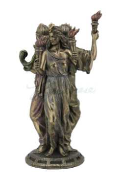 Hecate - Greek Goddess Of Magic Statue 