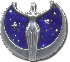 Astra, the Star Goddess Pendant 