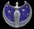 Star Goddess Pendant  by Oberon Zell 