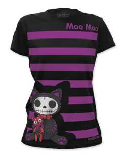 Mao Mao Stripes  Furrybones Tee Shirt 