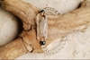  Carved Quan Yin (Kwan Yin) in Clear Quartz Bracelet 