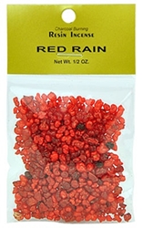 RED RAIN RESIN INCENSE - 1/2 OZ. 