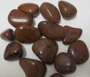  Obsidian, Mahogany Tumbled and Polished 