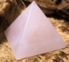 Rose Quartz, Pyramid, Tumbled and Polished 