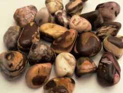 Jasper, Striped, Tumbled and Polished 