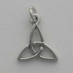 Sterling Silver Triquetra Charm Pendant 