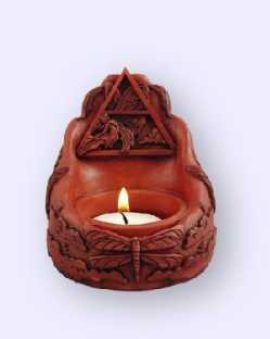 Mickie Mueller Air Element Altar Piece votive candleholder 